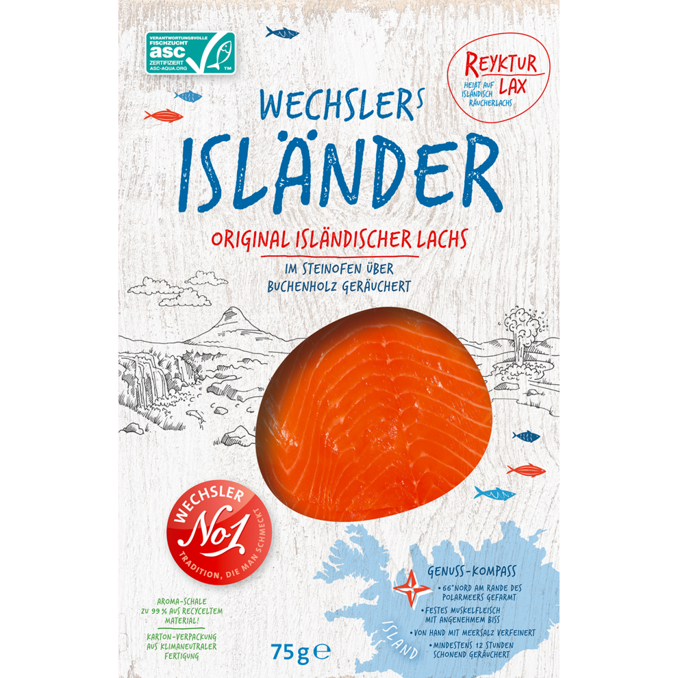 ASC Wechsler Isländischer Lachs 75g
