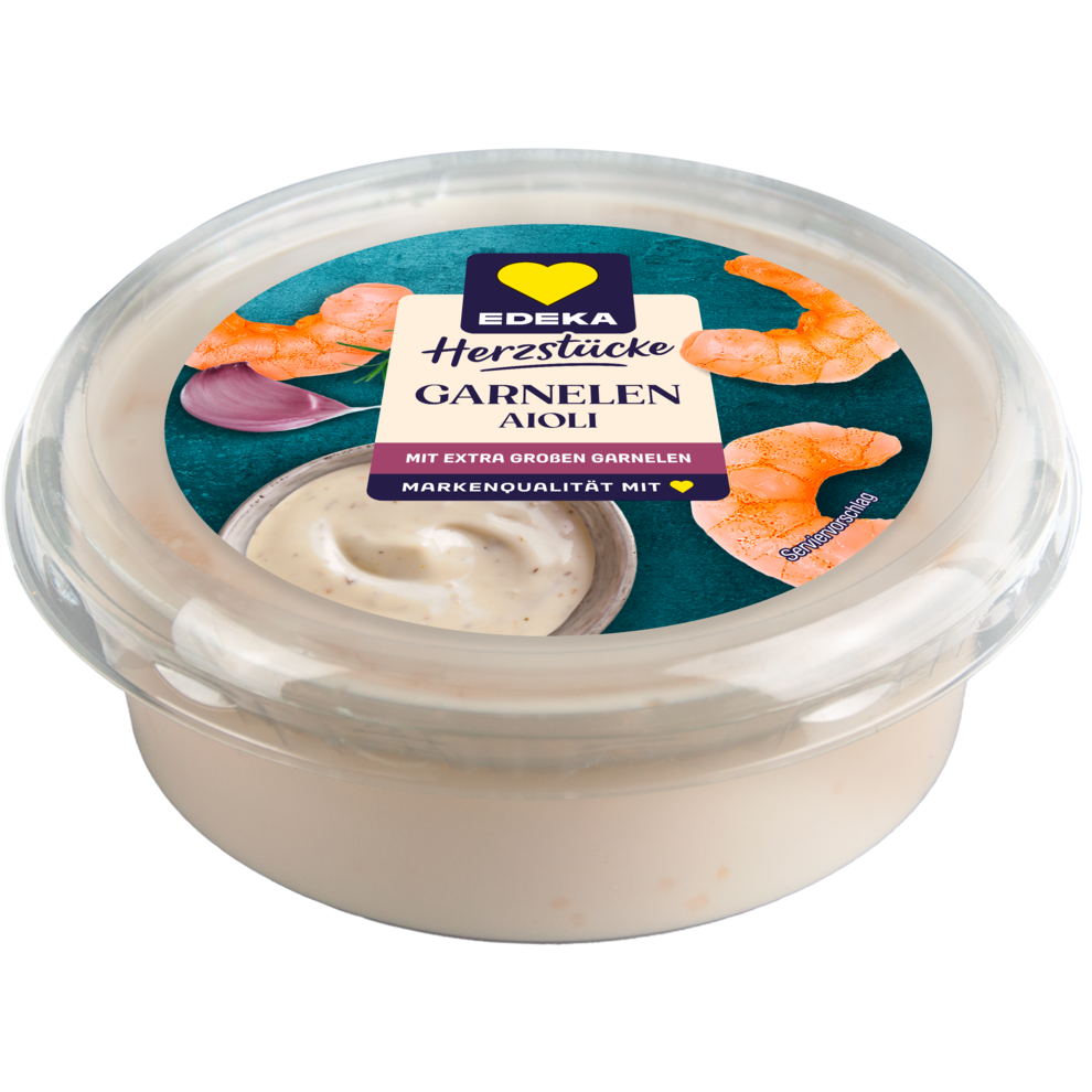 ASC EDEKA Herzstücke Garnelensalat Aioli 150g