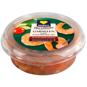 ASC EDEKA Herzstücke Garnelensalat Italia 150g