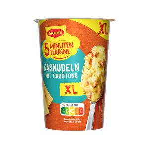 Maggi 5 Minuten Terrine Käsenudeln & Croutons XL Cup 87g