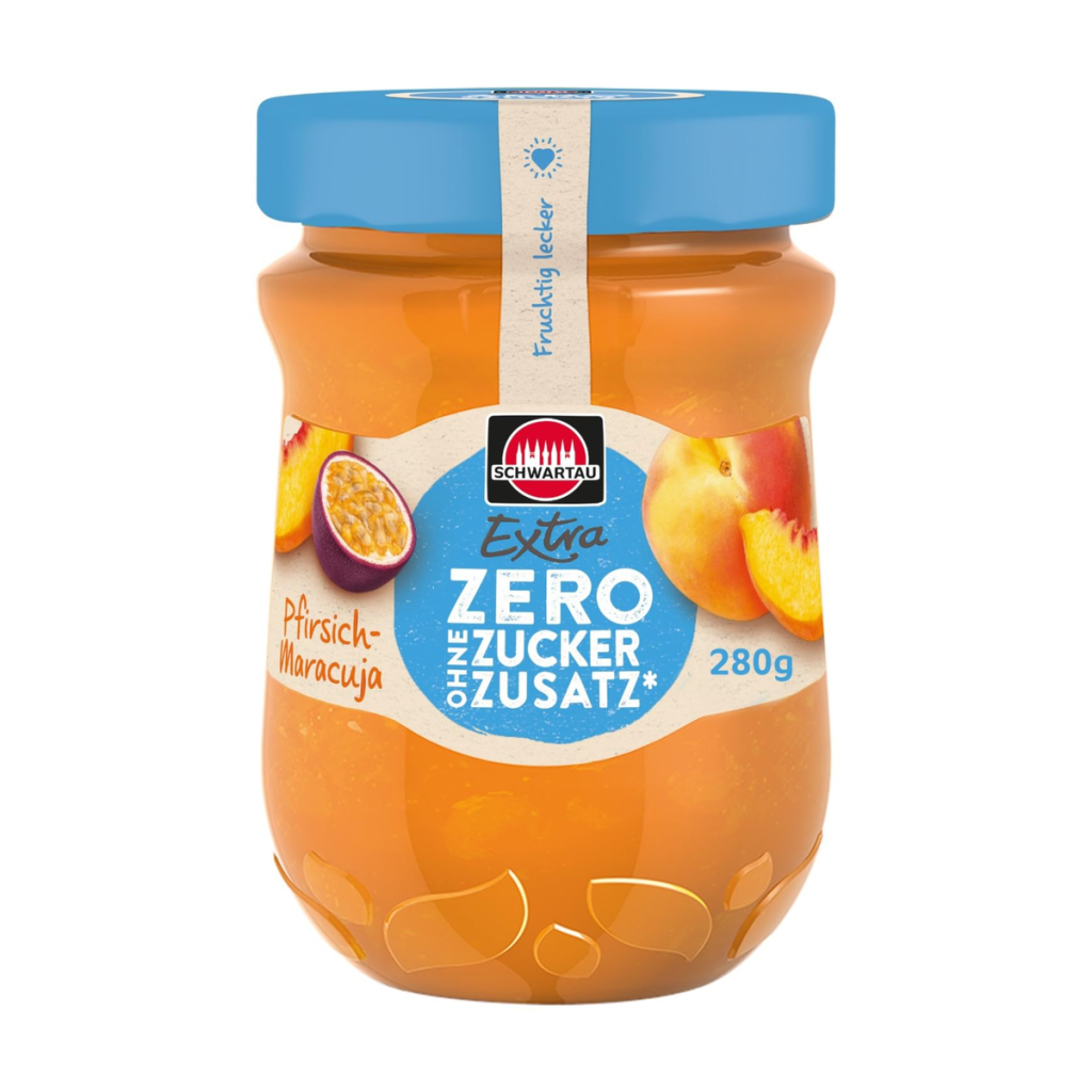 Schwartau Extra Zero Pfirsich-Maracuja 280g