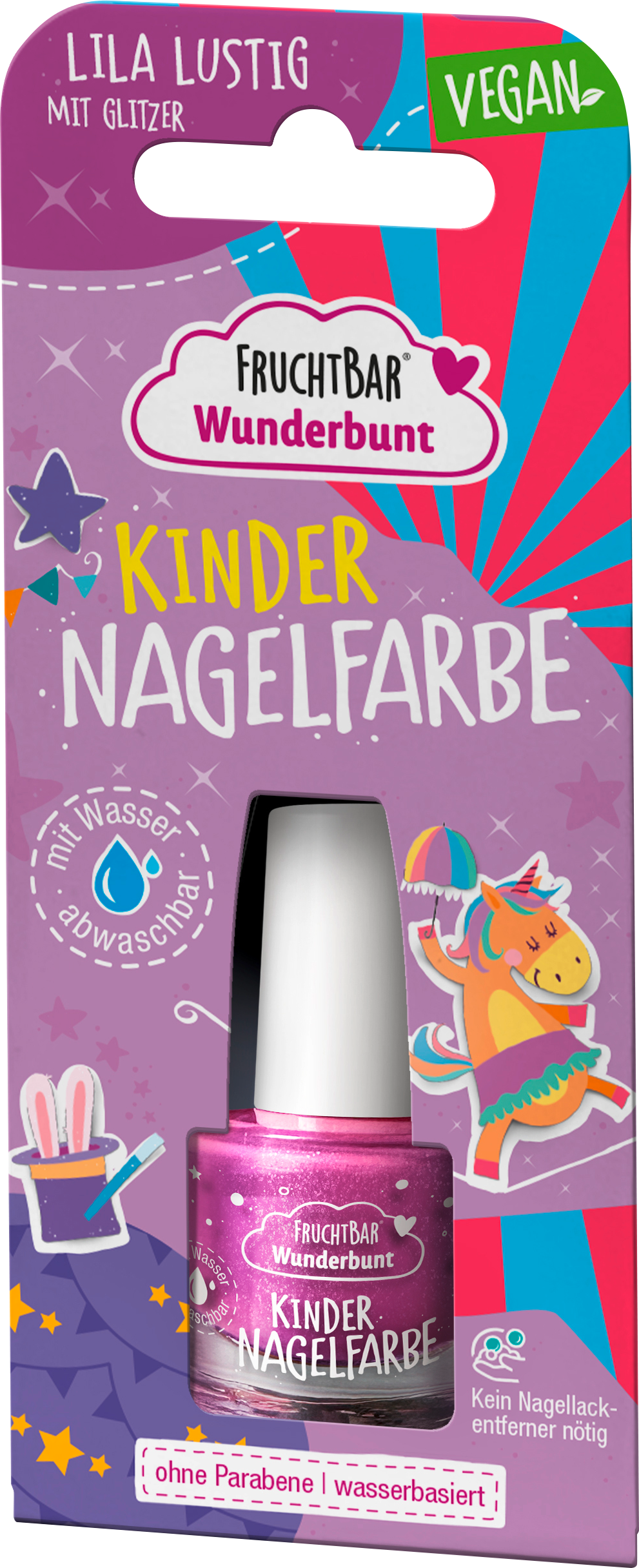 Fruchtbar Wunderbunt Nagelfarbe lila lustig 5ml