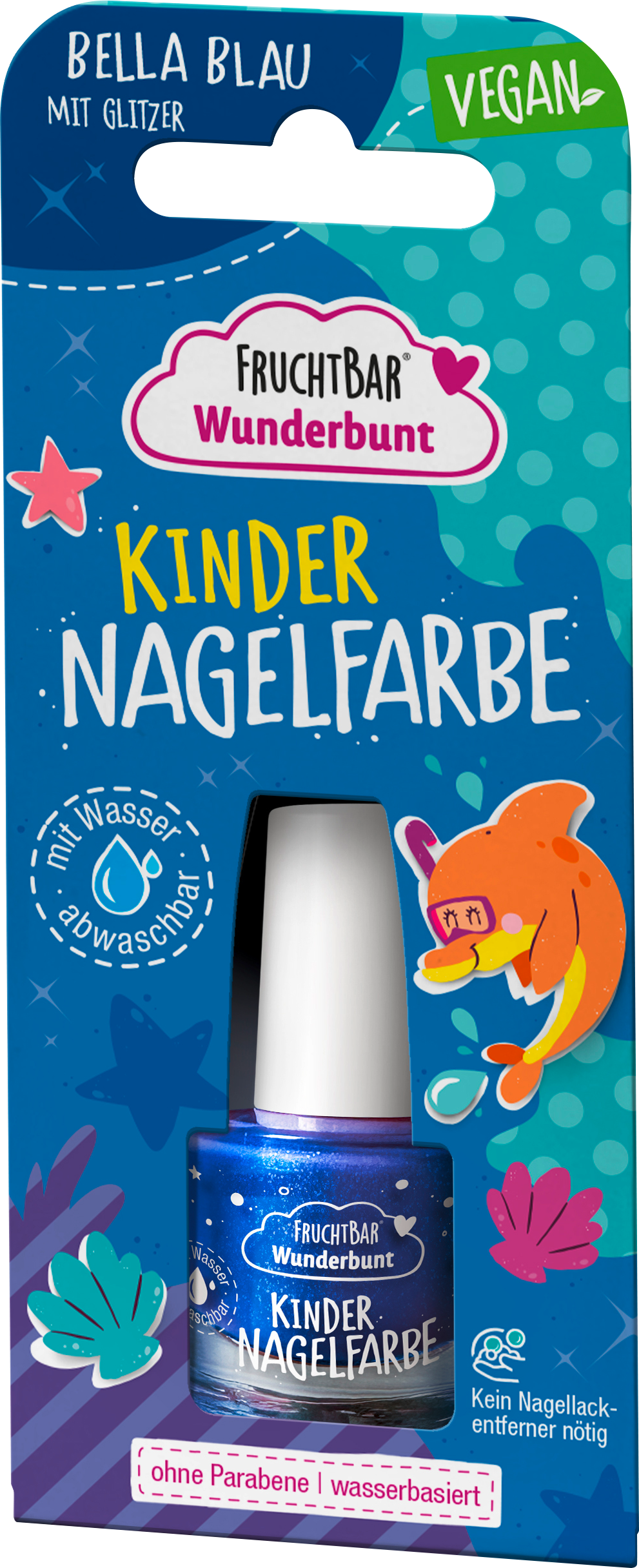 Fruchtbar Wunderbunt Nagelfarbe Bella blau 5ml