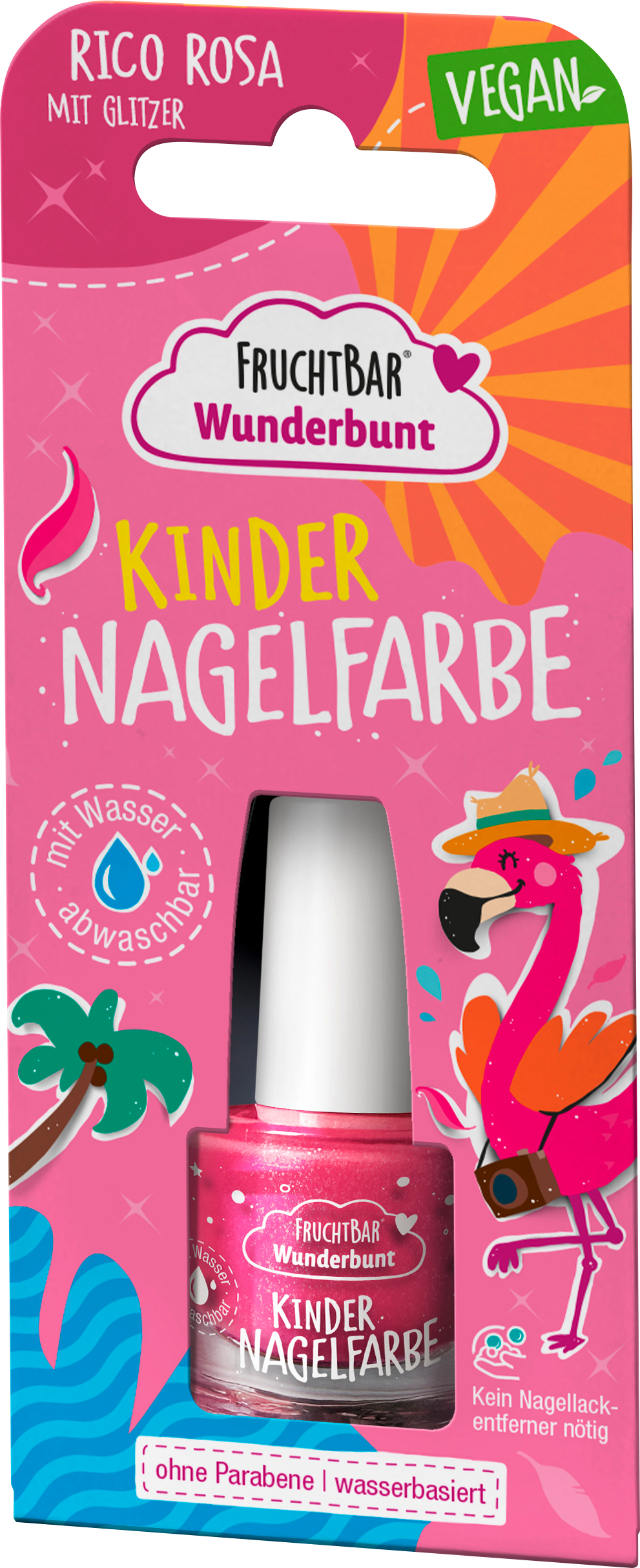 Fruchtbar Wunderbunt Nagelfarbe Rico rosa 5ml