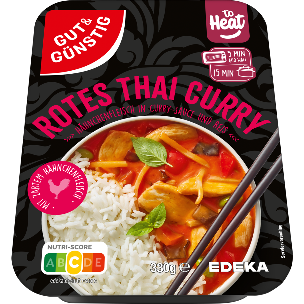 GUT&GÜNSTIG Rotes Thai Curry 330g