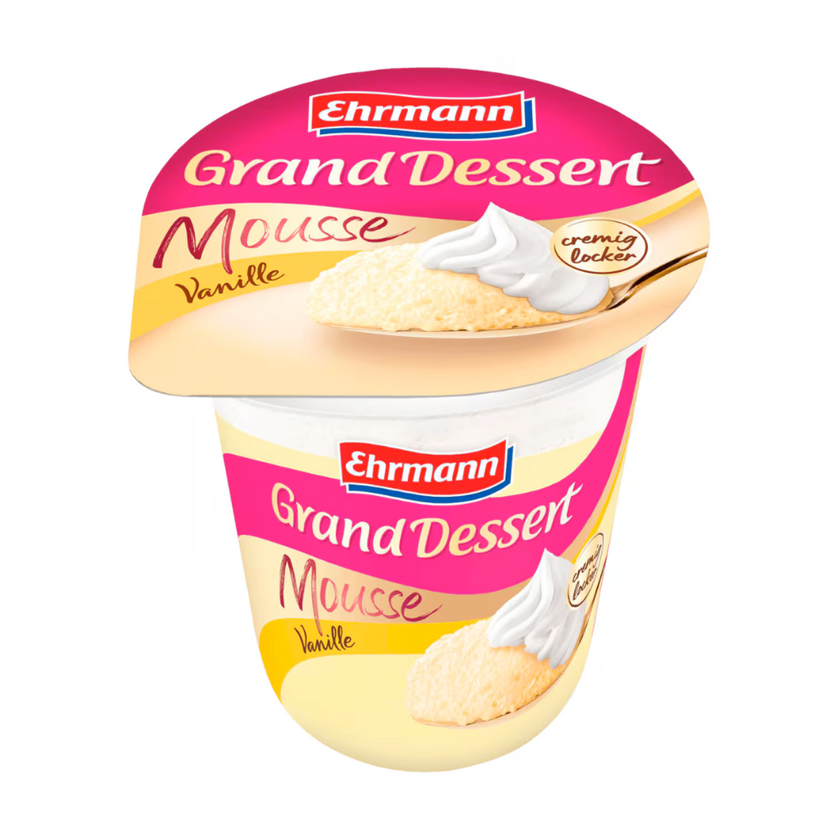 Grand Dessert Mousse mit Sahnetopping Vanille 170g