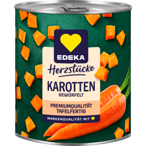 EDEKA Herzstücke Karotten gewürfelt 800g
