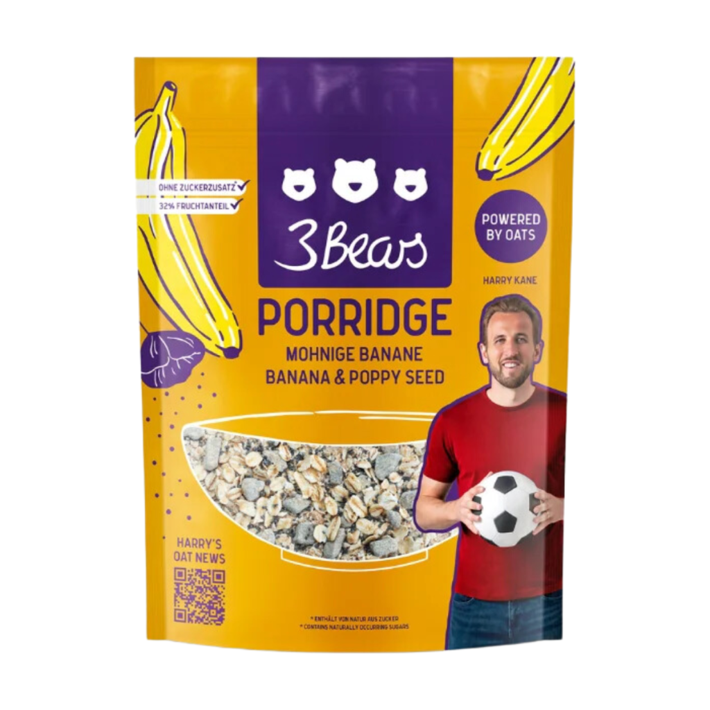 3Bears Porridge Mohnige Banane 400g