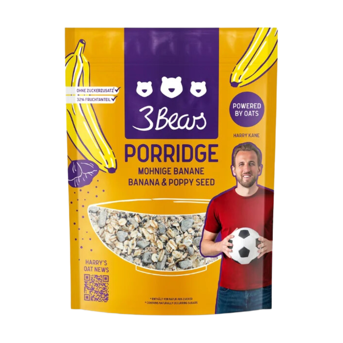 3Bears Porridge Mohnige Banane 400g