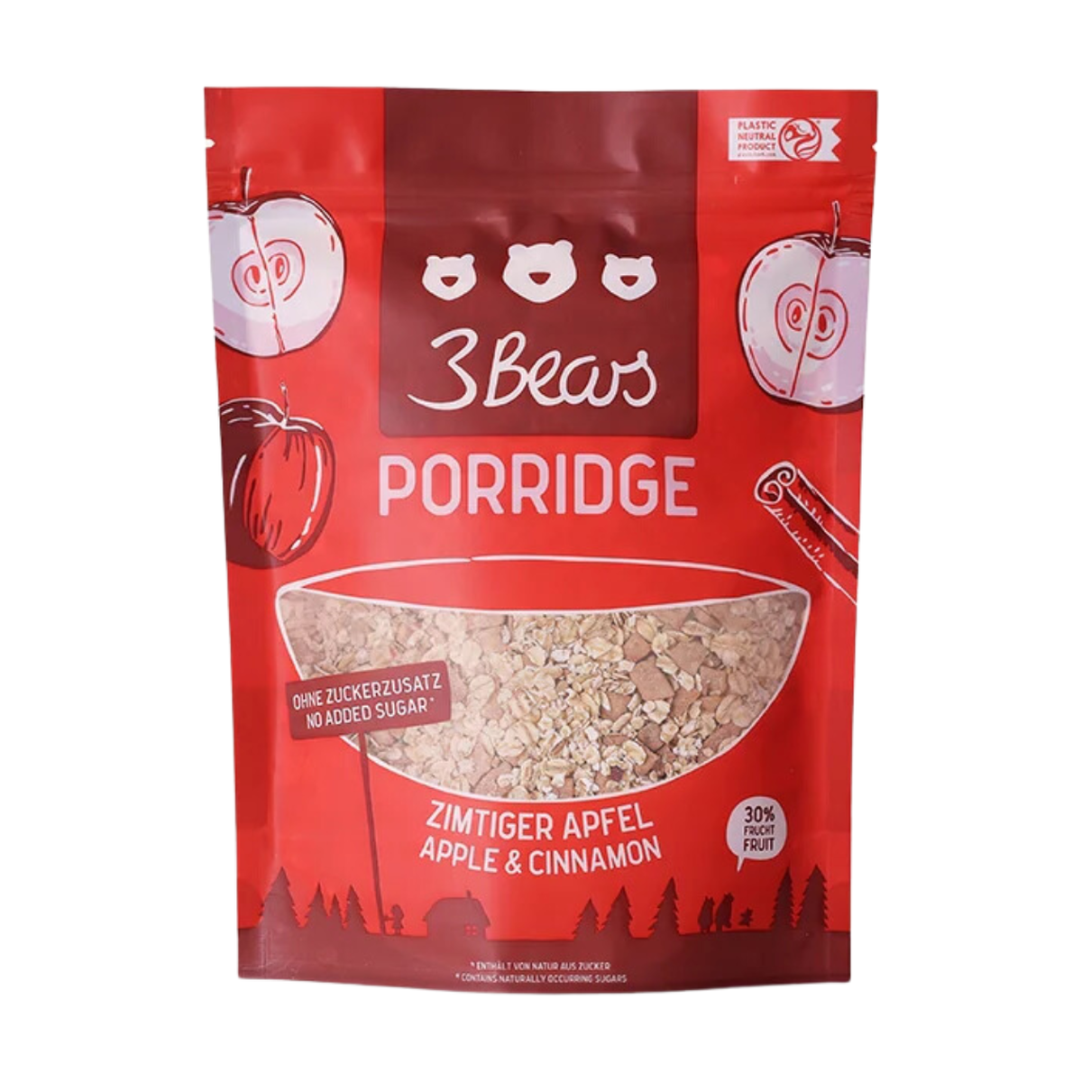 3Bears Porridge Zimtiger Apfel 400g