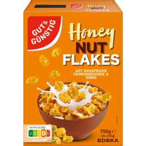 GUT&GÜNSTIG Honey Nut Flakes 750g