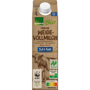 Bio EDEKA ESL пастбищное молоко 3,8% 1l
