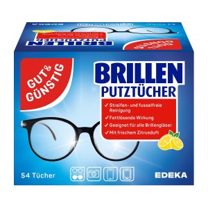 GUT&GÜNSTIG Brillenputztücher 54ST