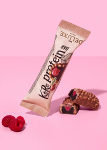 Koro Protein Bar Deluxe vegan Raspberry Choc 55g