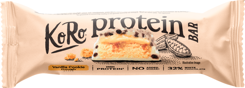 Koro Crispy Protein Bar Vanilla Cookie Dough Style 60g