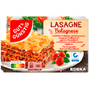 GUT&GÜNSTIG Lasagne Bolognese 400g QS