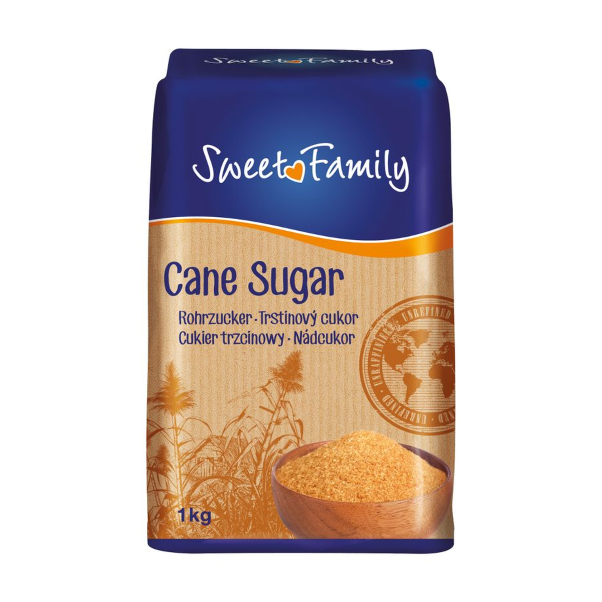 Sweet Family Nordzucker Brauner Rohrzucker 1kg