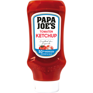 Papa Joe's Tomatenketchup 50% weniger Zucker und Salz 500ml