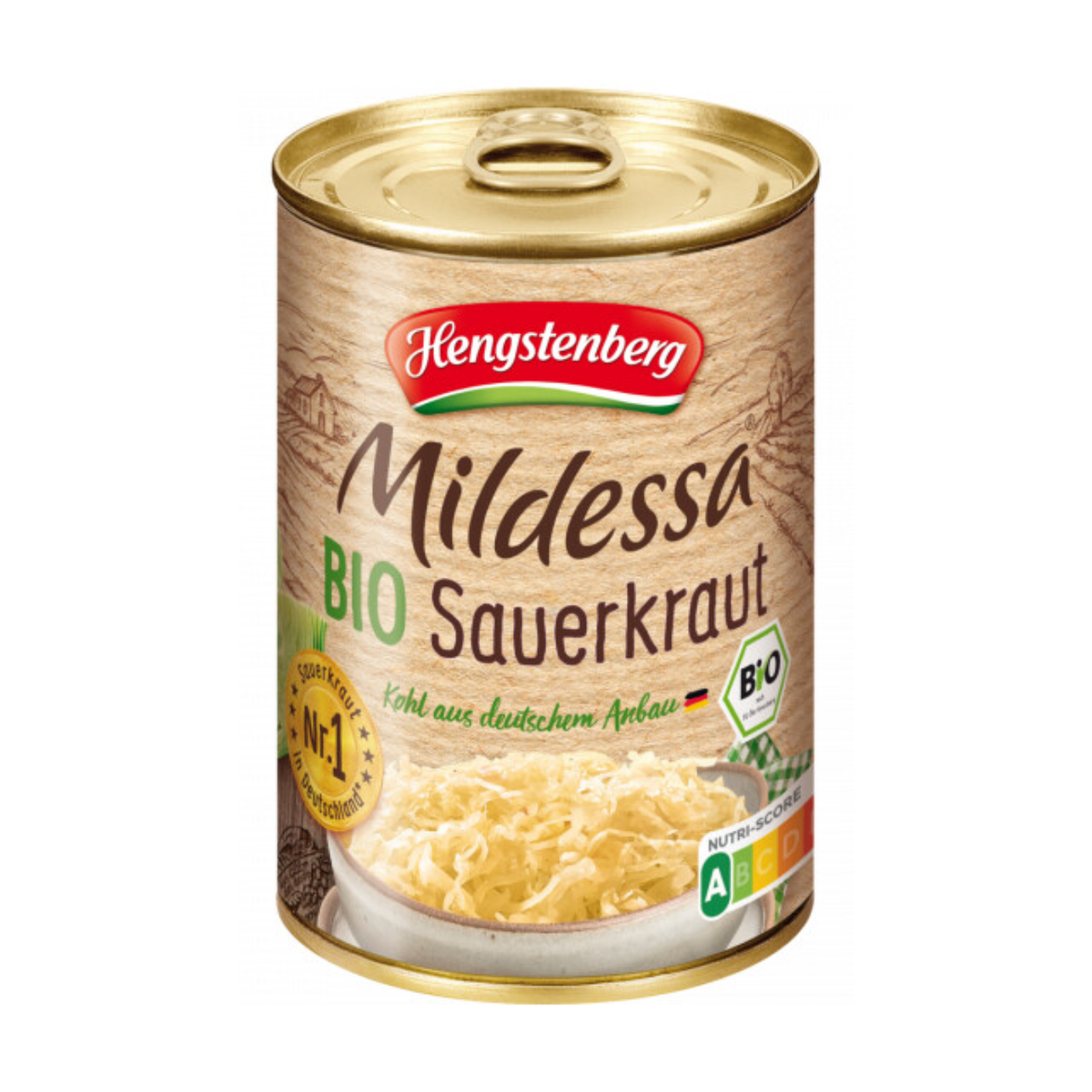 Bio Mildessa Weißkraut fermentiert 400g