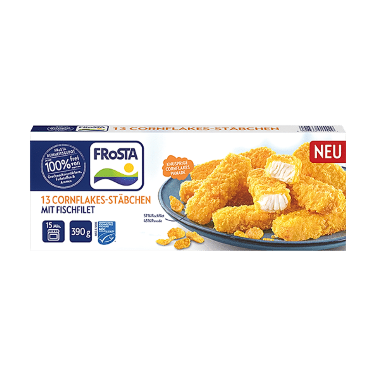 MSC Frosta Cornflakes Stäbchen 390g