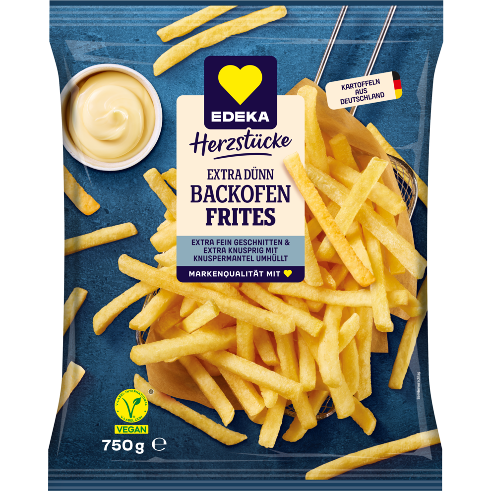 EDEKA Herzstücke Backofen Frites extra dünn 750g