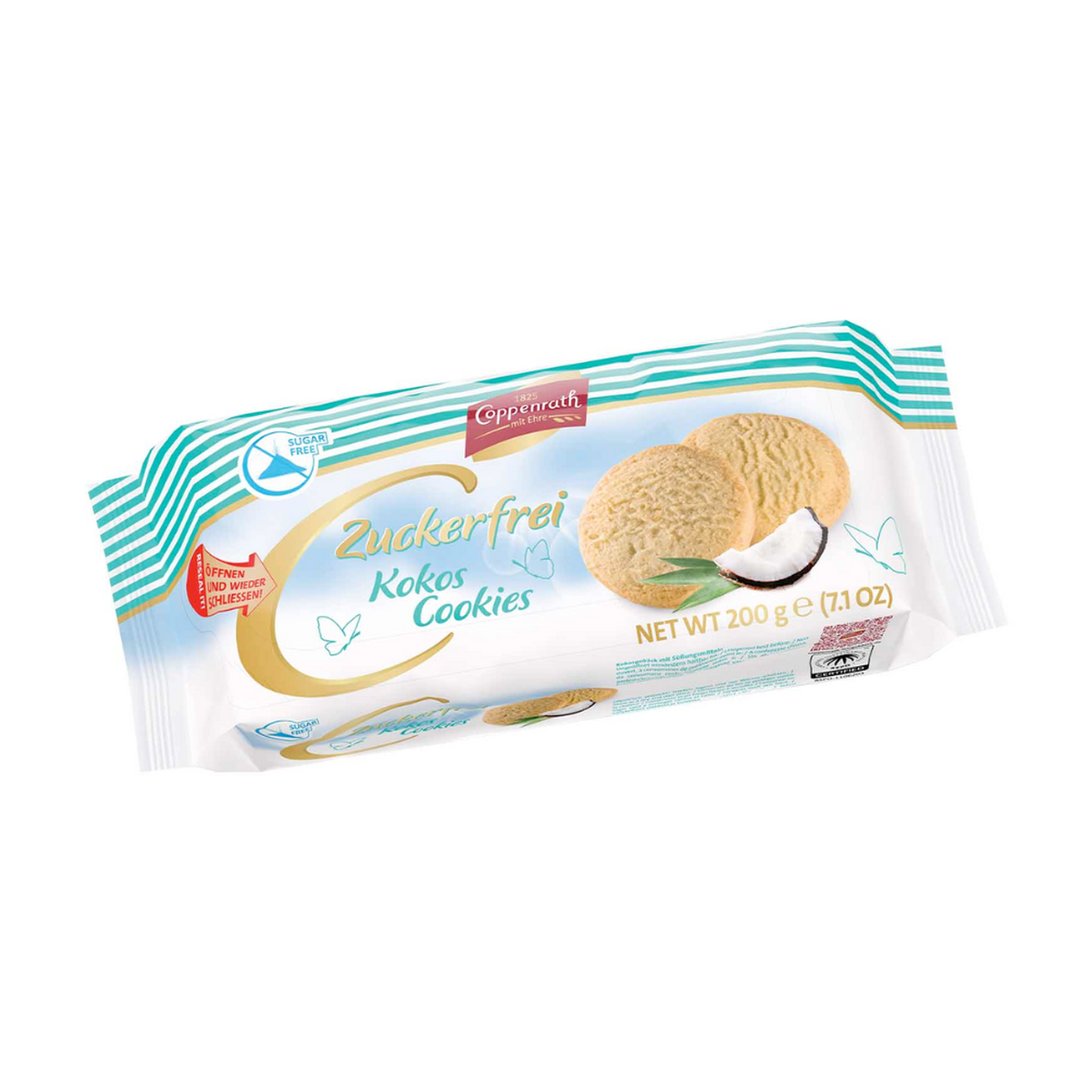 Coppenrath Kokos Cookies zuckerfrei 200g