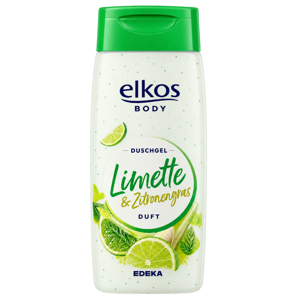 EDEKA elkos Duschgel Limette&Zitronengras 400ml