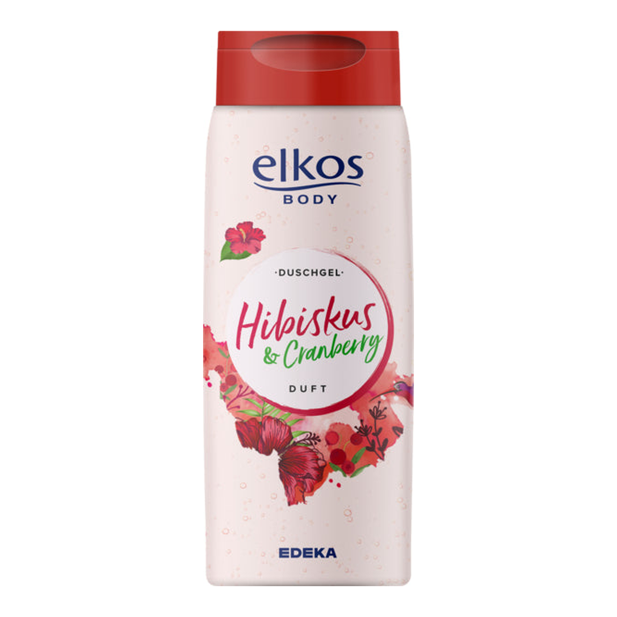 EDEKA elkos Duschgel Hibiskus&Cranberry 400ml