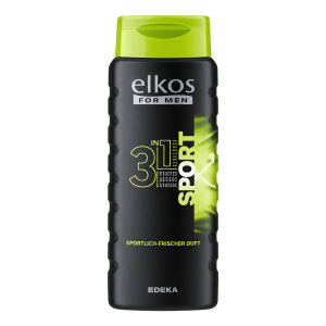 EDEKA Elkos MEN гель для душа 3in1 спорт 400ml