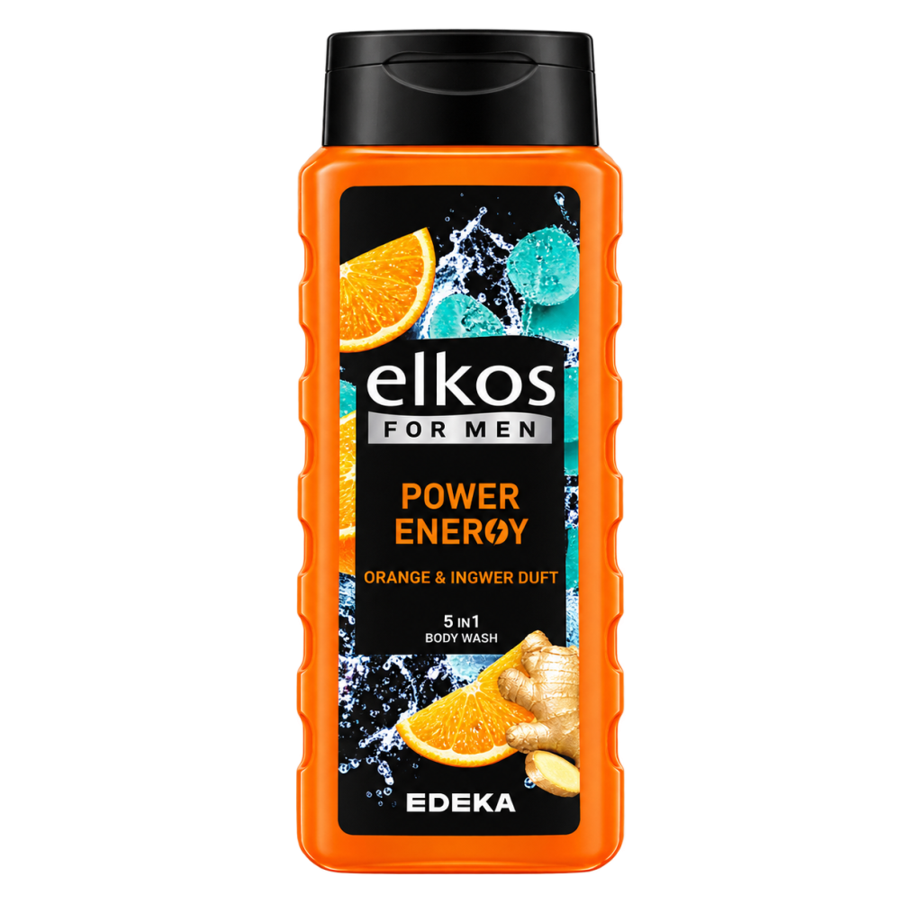 EDEKA elkos MEN Duschgel 5in1 Power Energy 400ml
