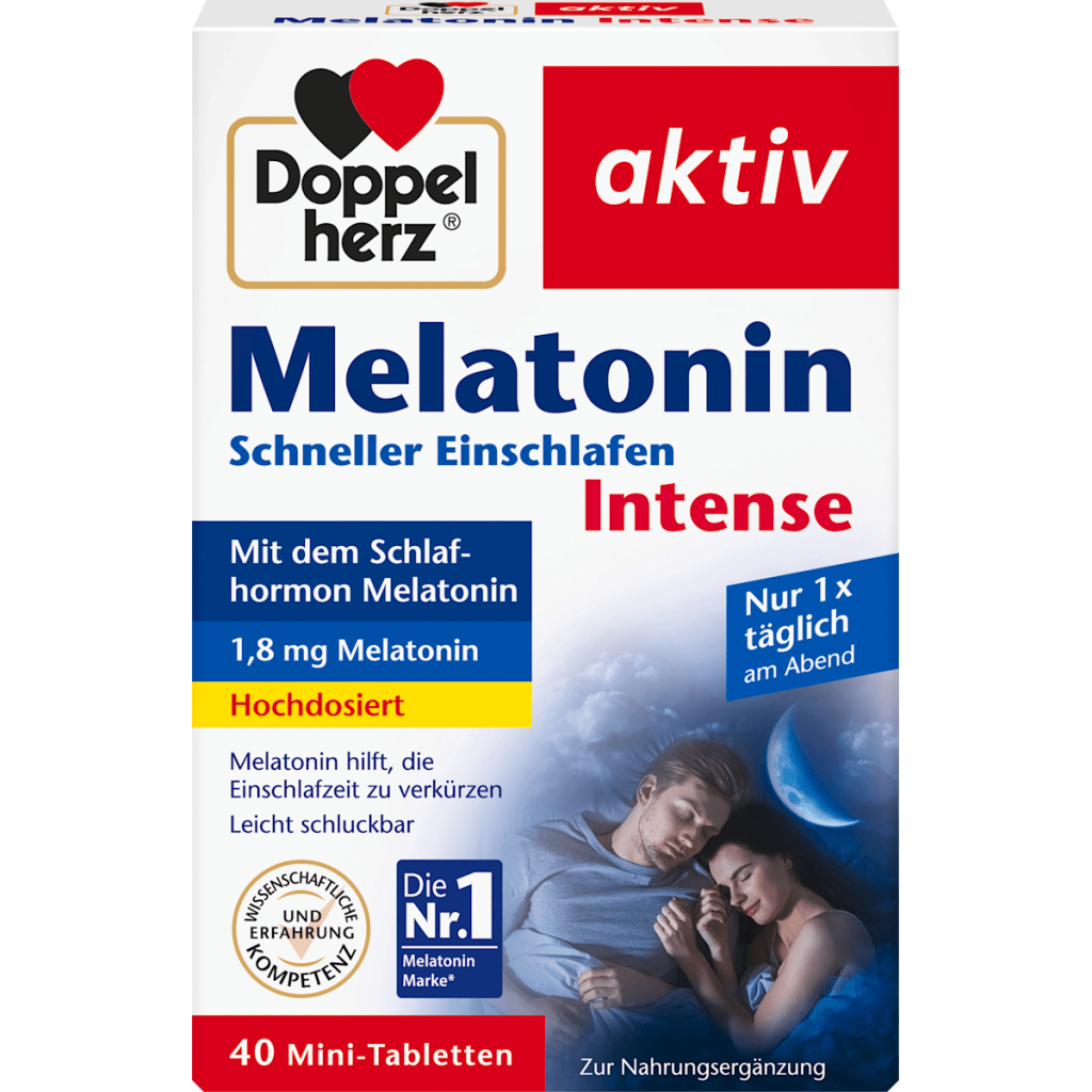 Doppelherz Melatonin Intense 40Mini-Tabletten 3,7g