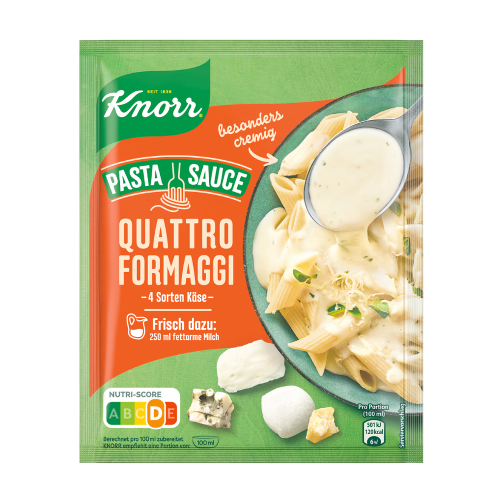 Knorr Pasta Sauce Quattro Formaggi für 250ml