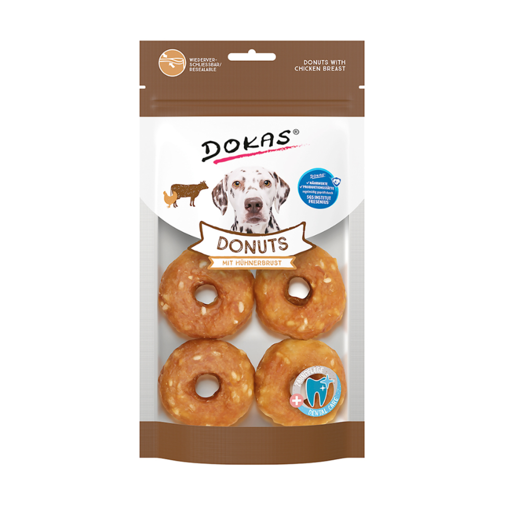 Dokas Donuts mit Hühnerbrust 160g