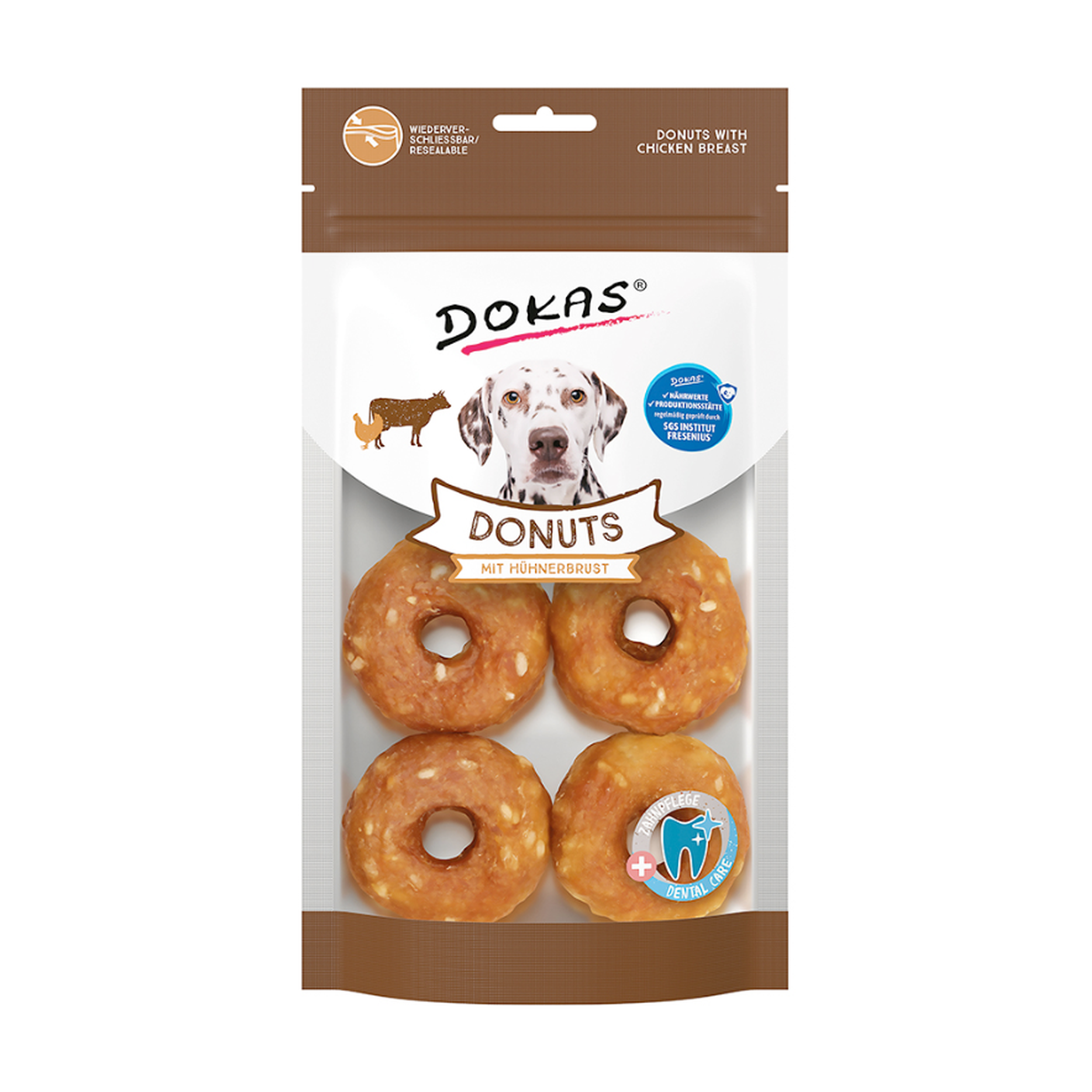 Dokas Donuts mit Hühnerbrust 160g