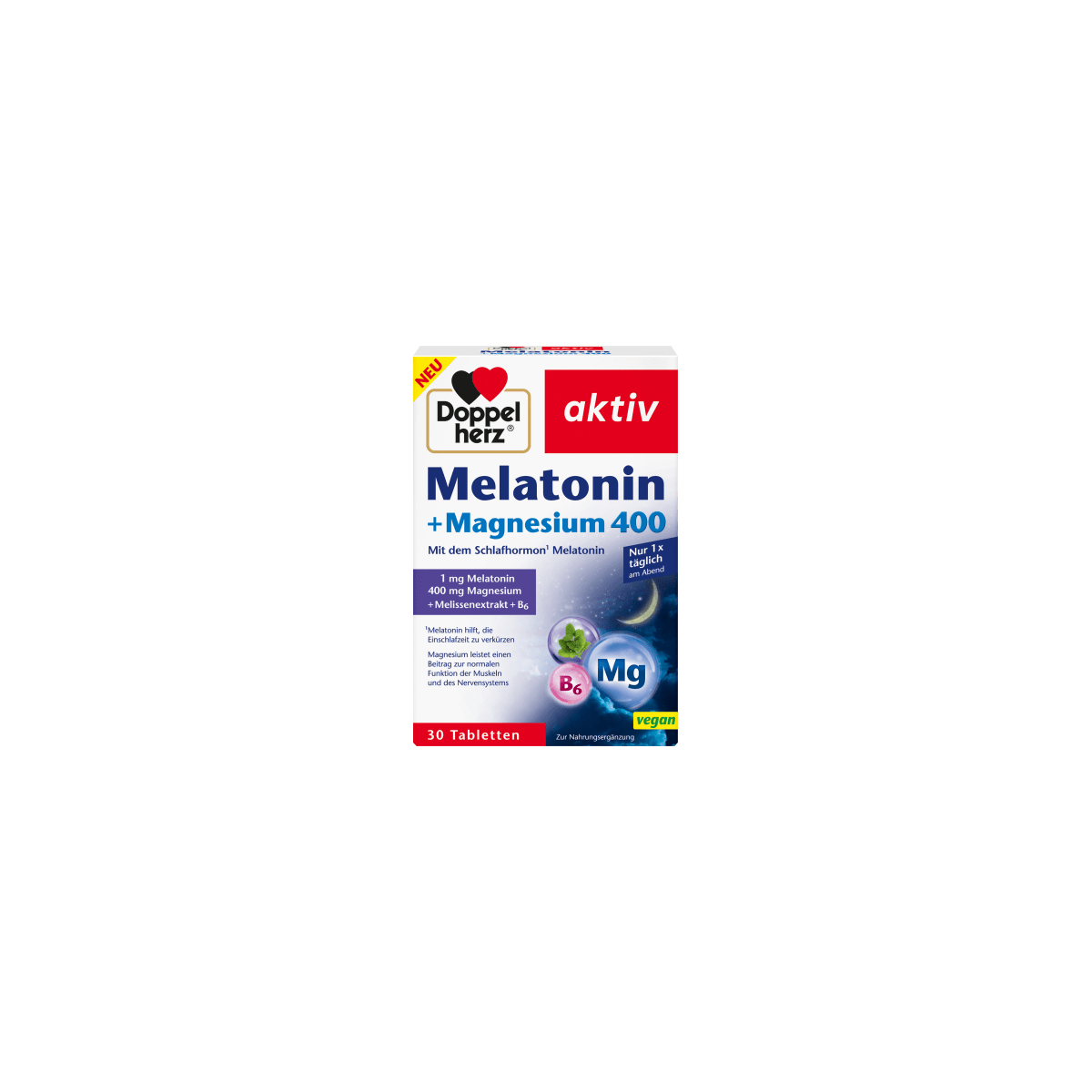 Doppelherz Melatonin+Magnesium 400 30Tabletten 39g