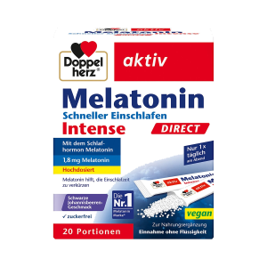 Doppelherz Melatonin Schneller Einschlafen Intense Direct 20ST 17g