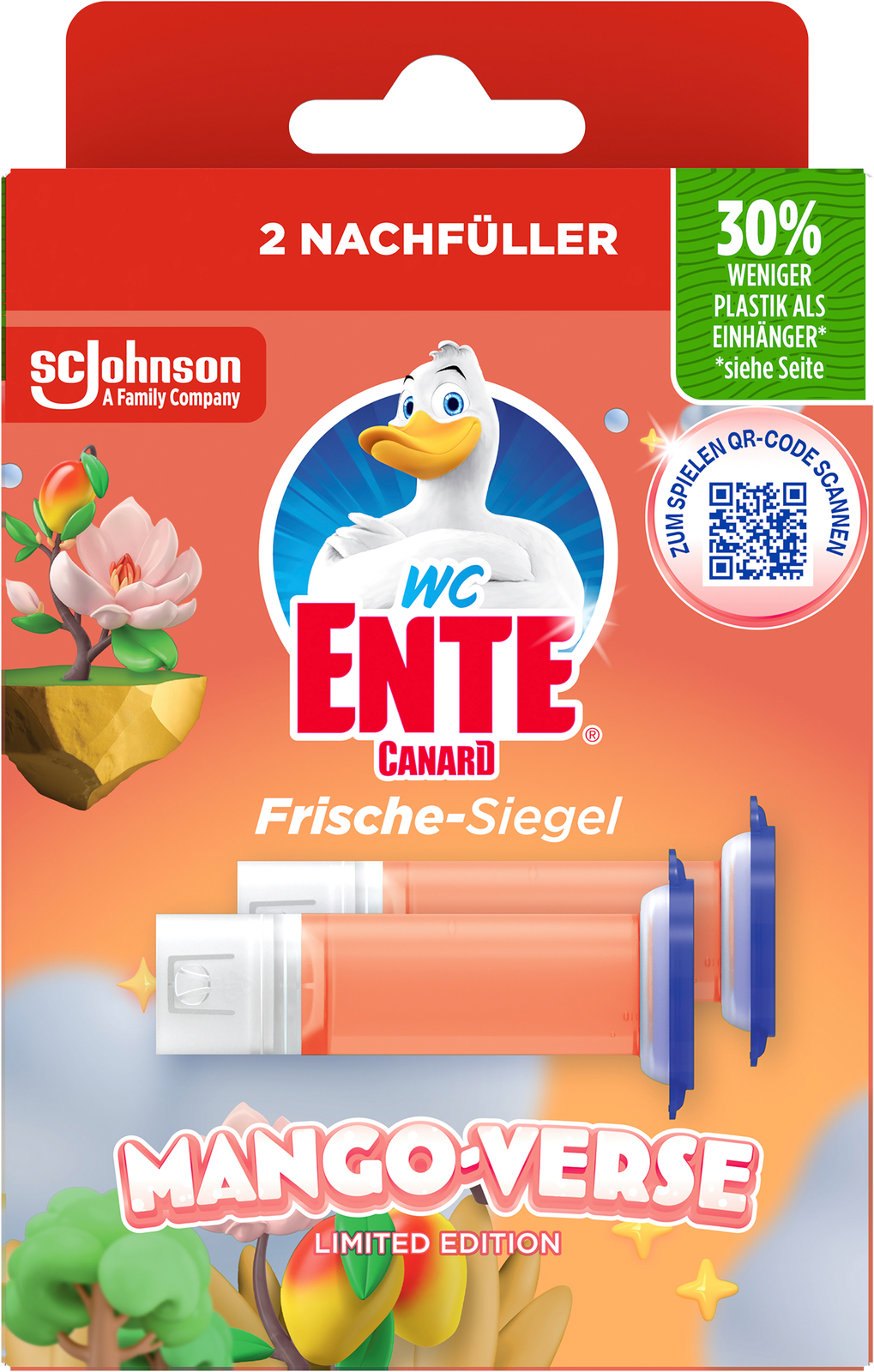 WC Ente Frische Siegel Mango Verse Nachfüller 2x36ml