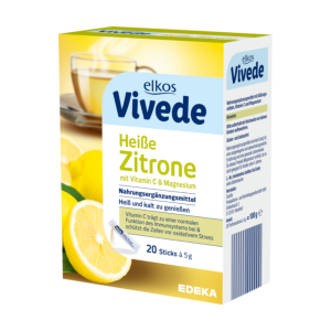 EDEKA elkos VIVEDE Heiße Zitrone Sticks 20ST 100g