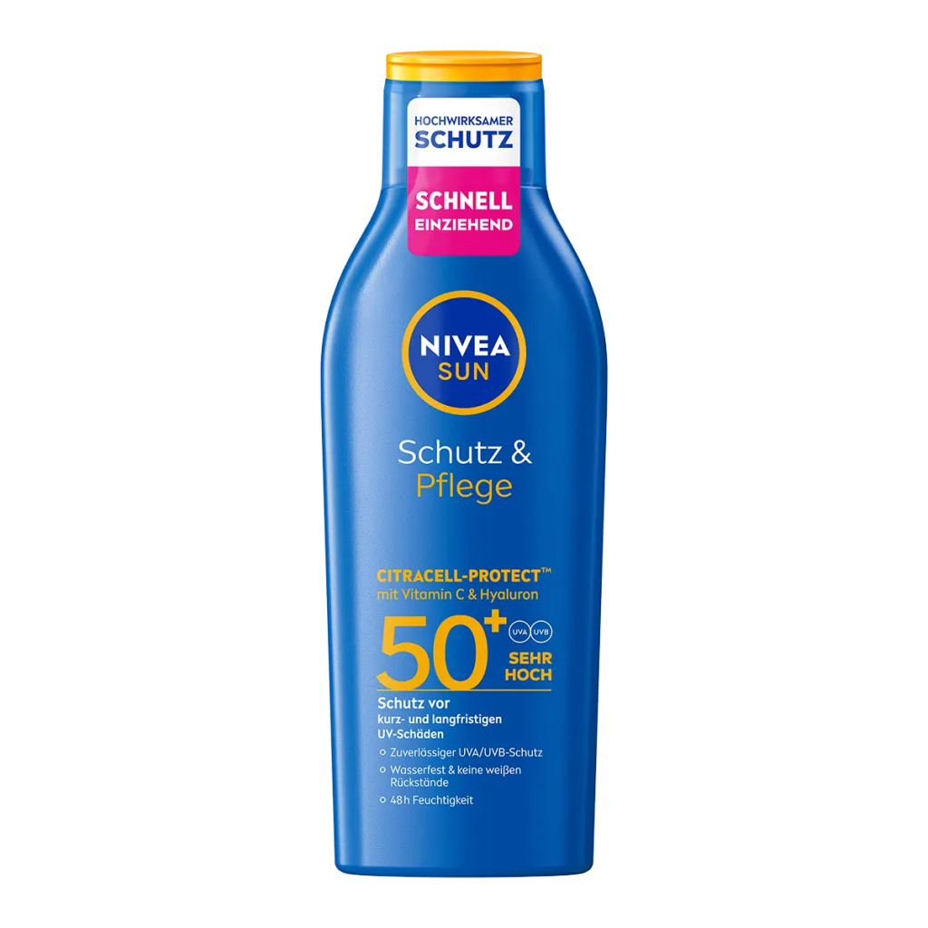 Nivea Sun Schutz Pflege Milch LF50+ 200ml