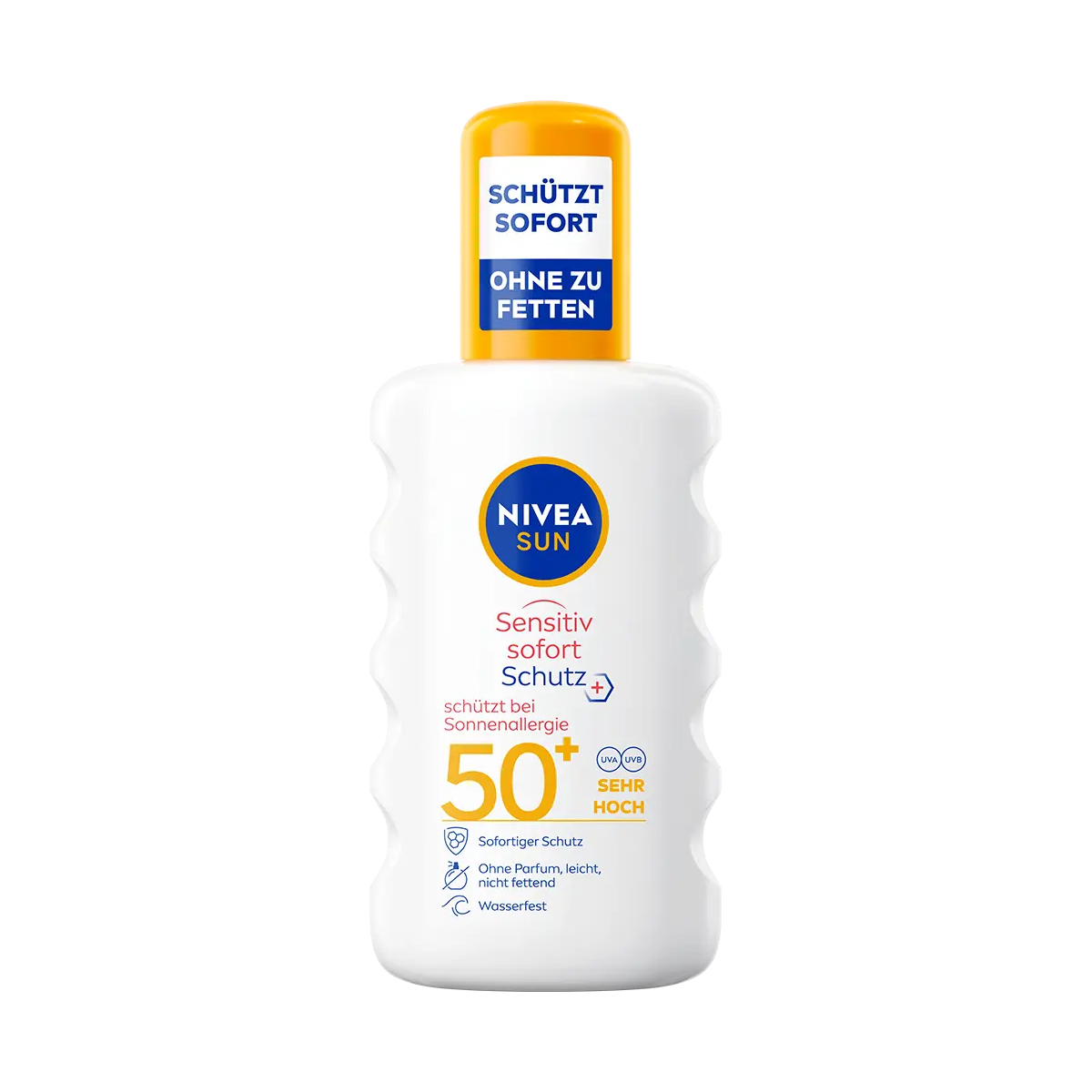 Nivea Sun Sensitiv Sofort-Schutz schützt bei Sonnenallergie LF50+ 200ml
