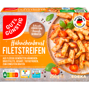 GUT&GÜNSTIG Hähnchenbruststreifen 250g VLOG QS ITW