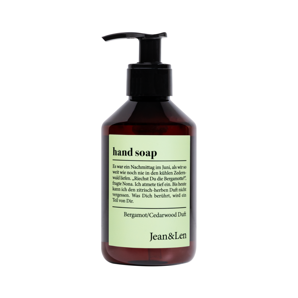 Jean&Len Philosophie Hand Soap Bergamot/Cedarwood 250ml