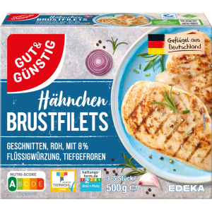 GUT&GÜNSTIG Hähnchenbrustfilet unpaniert 500g VLOG QS ITW