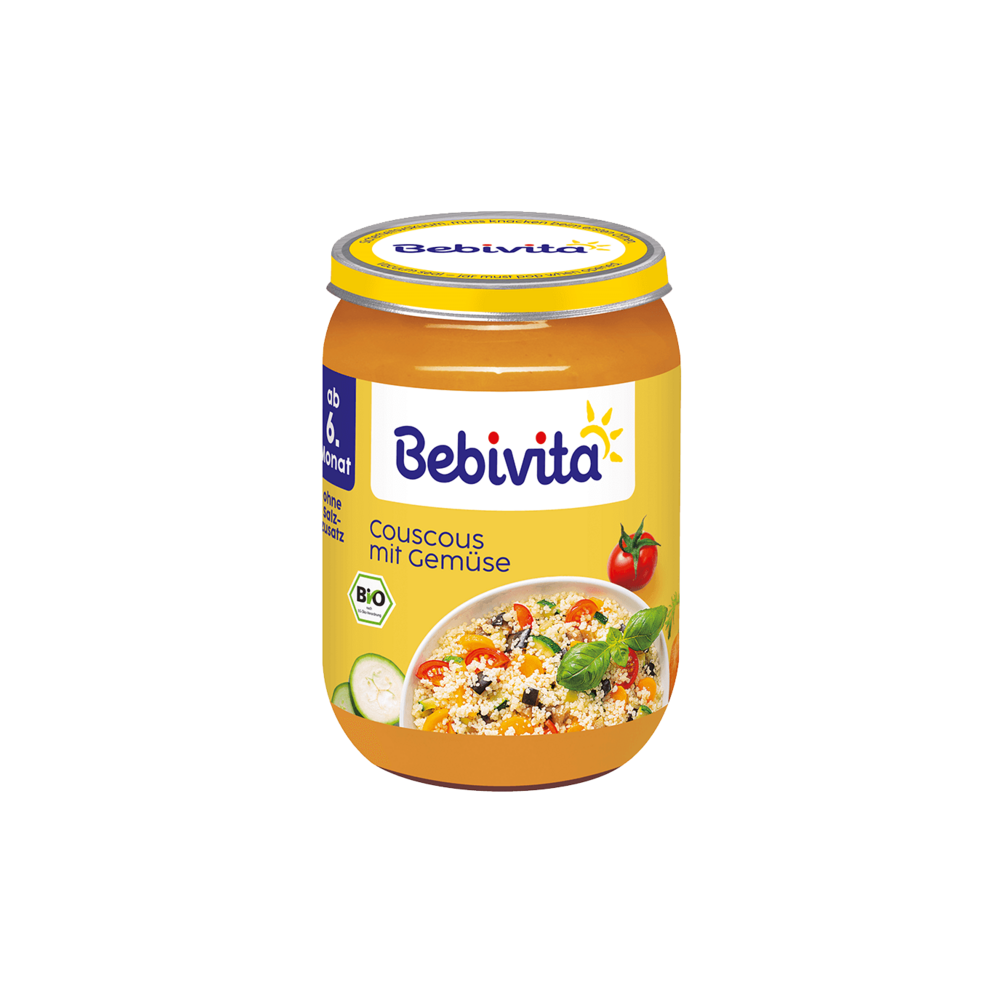 Bio Bebivita Couscous mit Gemüse 190g