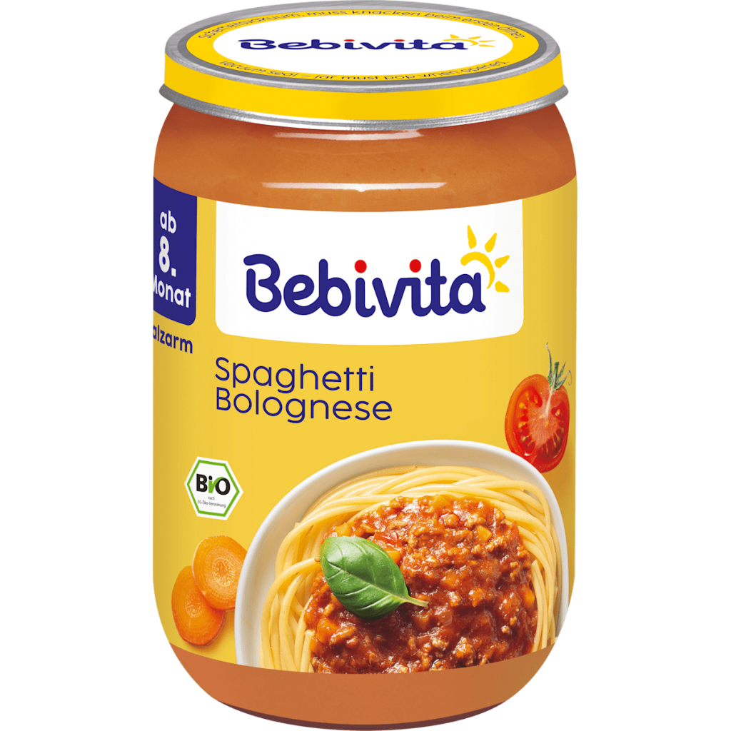 Bio Bebivita спагетти болоньезе 220g