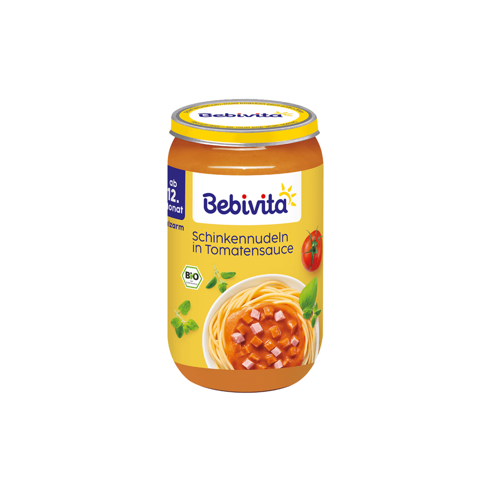 Bio Bebivita Schinkennudeln in Tomatensauce 250g
