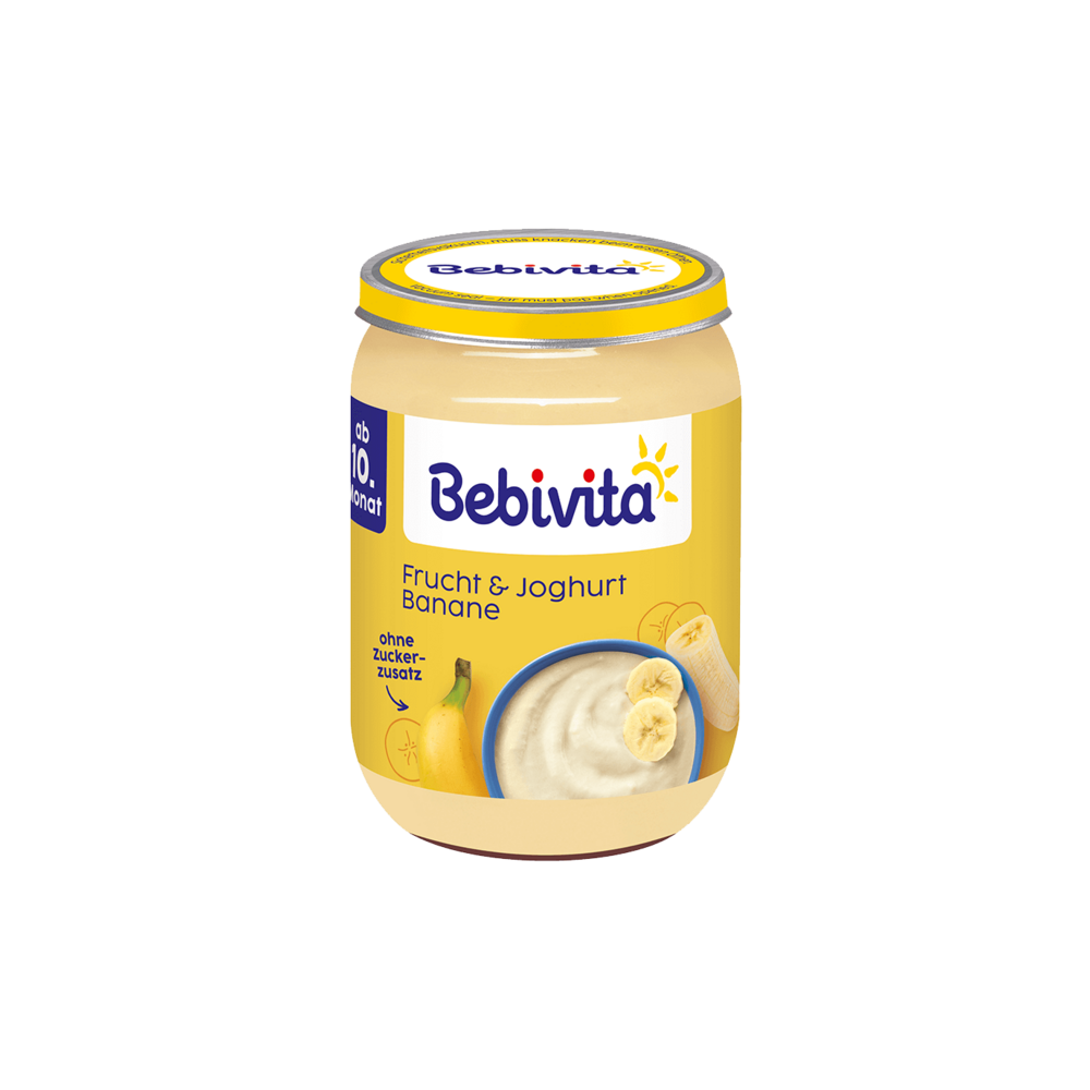 Bio Bebivita фрукт, йогурт банан 190g