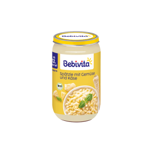 Bio Bebivita Spätzle mit Gemüse und Käse 250g