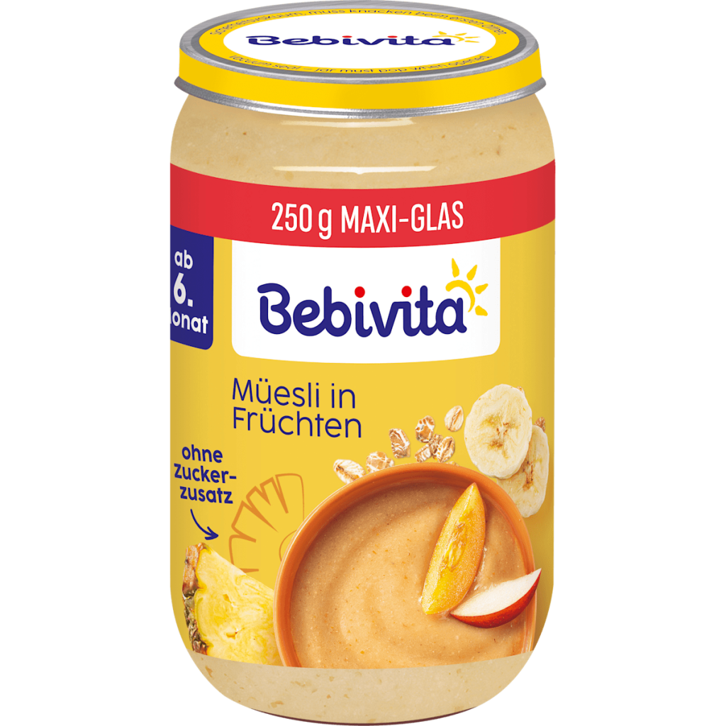 Bio Bebivita Frucht und Getreide Müesli in Früchten 250g