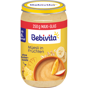 Bio Bebivita Frucht und Getreide Müesli in Früchten 250g